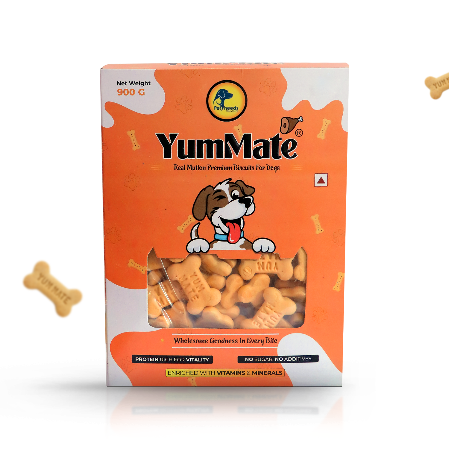 YUM MATE Mutton Flavor Biscuits for Dogs 900 GM