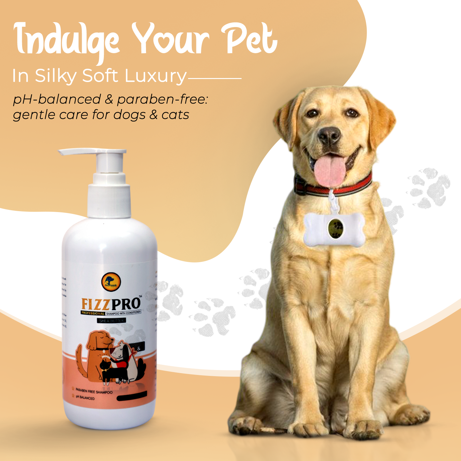 FiZZPRO Shea Butter Dog And Cat Shampoo 300 ML - Image 2