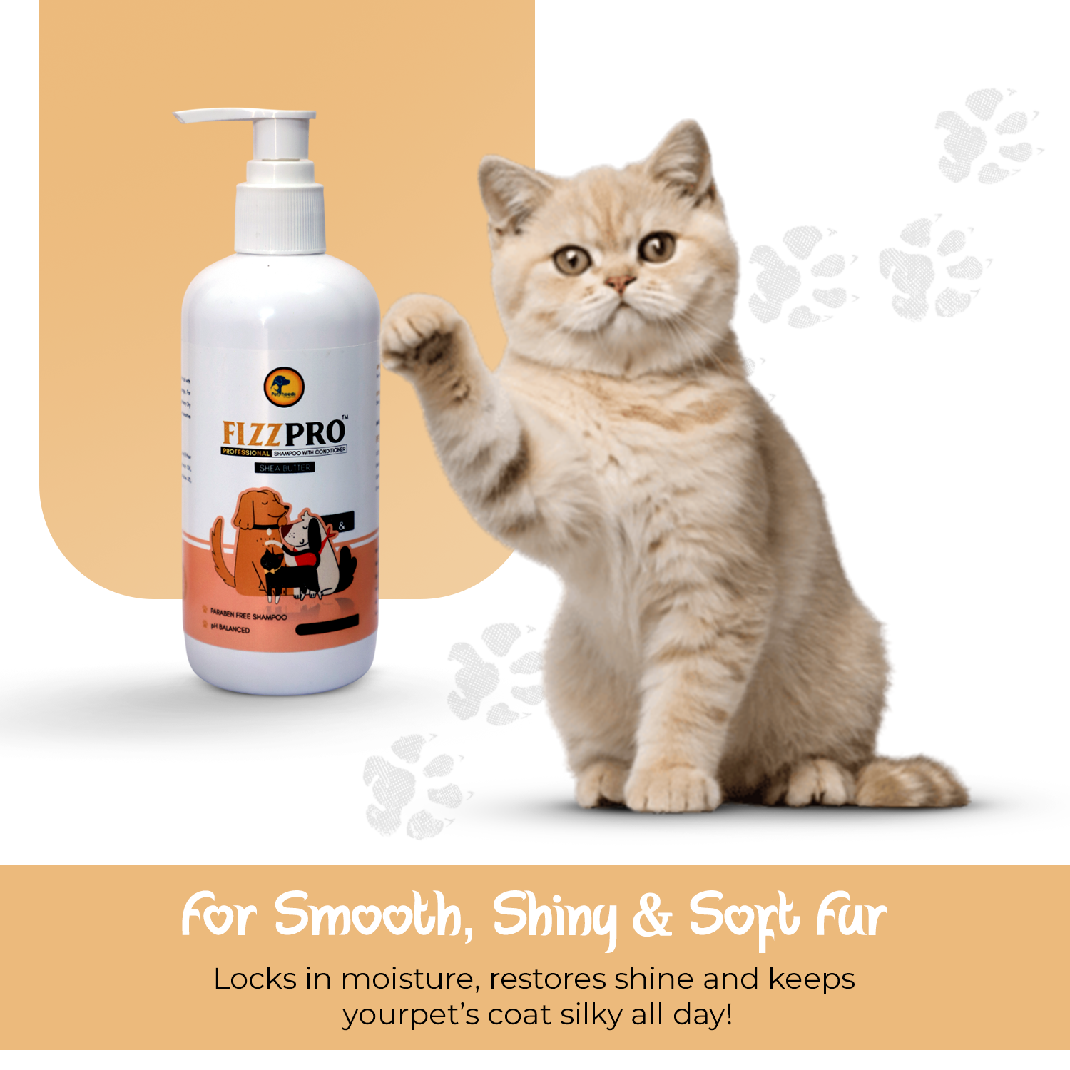 FiZZPRO Shea Butter Dog And Cat Shampoo 300 ML - Image 4