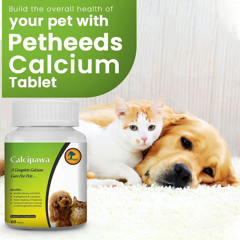 Calcipawa Calcium Tablet for Dog and Cats | Pack of 60 tablet - Image 2