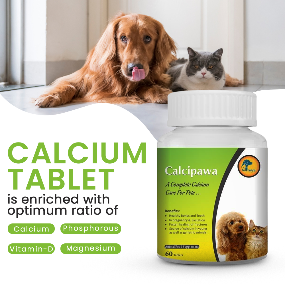 Calcipawa Calcium Tablet for Dog and Cats | Pack of 60 tablet - Image 3