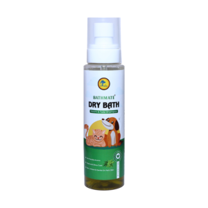 BathMate Neem Tulsi Spray Dry Bath for Dog and Cat| Waterless shampoo 200ML