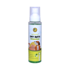 BathMate Green Apple Dry Bath Shampoo for Dog and Cat| Waterless Shampoo 200 ML